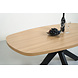 Lizzely Garden & Living Eettafel Leco deens ovaal 180cm eiken melamine Lizzely Garden & Living Eettafel Leco deens ovaal 180cm eiken melamine