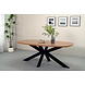 Lizzely Garden & Living Eettafel Leco deens ovaal 200cm eiken melamine Lizzely Garden & Living Eettafel Leco deens ovaal 200cm eiken melamine