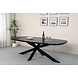 Lizzely Garden & Living Eettafel Leco deens ovaal 240cm zwart melamine Lizzely Garden & Living Eettafel Leco deens ovaal 240cm zwart melamine