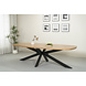 Lizzely Garden & Living Eettafel Leco deens ovaal 270cm eiken melamine Lizzely Garden & Living Eettafel Leco deens ovaal 270cm eiken melamine