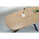 Lizzely Garden & Living Eettafel Leco deens ovaal 270cm eiken melamine Lizzely Garden & Living Eettafel Leco deens ovaal 270cm eiken melamine