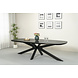 Lizzely Garden & Living Eettafel Leco deens ovaal 270cm zwart melamine Lizzely Garden & Living Eettafel Leco deens ovaal 270cm zwart melamine