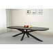 Lizzely Garden & Living Eettafel Leco deens ovaal 300cm zwart melamine Lizzely Garden & Living Eettafel Leco deens ovaal 300cm zwart melamine