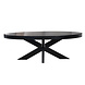 Lizzely Garden & Living Salontafel ovaal mangohout 130cm Jimmy zwart Lizzely Garden & Living Salontafel ovaal mangohout 130cm Jimmy zwart