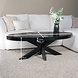 Lizzely Garden & Living Salontafel ovaal mangohout 130cm Jimmy zwart Lizzely Garden & Living Salontafel ovaal mangohout 130cm Jimmy zwart
