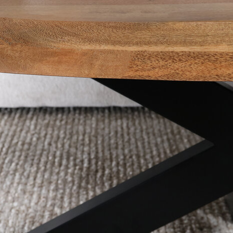 Lizzely Garden & Living Salontafel ovaal mangohout 130cm Jimmy lichtbruin Lizzely Garden & Living Salontafel ovaal mangohout 130cm Jimmy lichtbruin