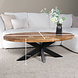 Lizzely Garden & Living Salontafel ovaal mangohout 130cm Jimmy lichtbruin Lizzely Garden & Living Salontafel ovaal mangohout 130cm Jimmy lichtbruin
