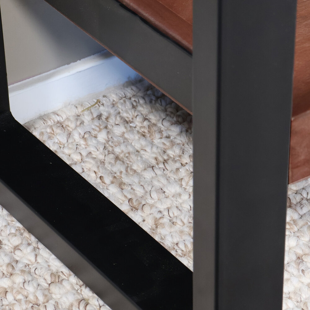 Bijzettafel 120cm mangohout Vera walnoot Bijzettafel 120cm mangohout Vera walnoot