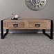 Lizzely Garden & Living Salontafel rechthoekig met lades lichtbruin mangohout 120cm Kai Lizzely Garden & Living Salontafel rechthoekig met lades lichtbruin mangohout 120cm Kai