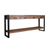 Lizzely Garden & Living Bijzettafel 180cm mangohout Vera bruin