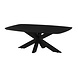 Lizzely Garden & Living Salontafel deens ovaal mangohout 130cm Livy zwart Lizzely Garden & Living Salontafel deens ovaal mangohout 130cm Livy zwart