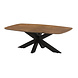 Lizzely Garden & Living Salontafel deens ovaal mangohout 130cm Livy walnoot Lizzely Garden & Living Salontafel deens ovaal mangohout 130cm Livy walnoot