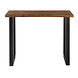 Lizzely Garden & Living Bartafel Pixie 140cm bruin mangohout Lizzely Garden & Living Bartafel Pixie 140cm bruin mangohout