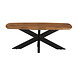 Lizzely Garden & Living Salontafel deens ovaal mangohout 120cm Livy zwart Lizzely Garden & Living Salontafel deens ovaal mangohout 120cm Livy zwart