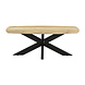 Lizzely Garden & Living Salontafel deens ovaal mangohout 120cm Livy lichtbruin Lizzely Garden & Living Salontafel deens ovaal mangohout 120cm Livy lichtbruin