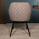 Lizzely Garden & Living Eetkamerstoel met armleuning Ares velvet taupe eetstoel Lizzely Garden & Living Eetkamerstoel met armleuning Ares velvet taupe eetstoel
