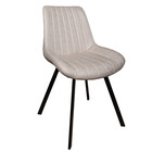 Eetkamerstoel Susta lichtgrijs microvezel eetstoel Eetkamerstoel Susta lichtgrijs microvezel eetstoel