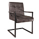 Lizzely Garden & Living Eetkamerstoel met armleuning Milan zwart industrieel Lizzely Garden & Living Eetkamerstoel met armleuning Milan zwart industrieel