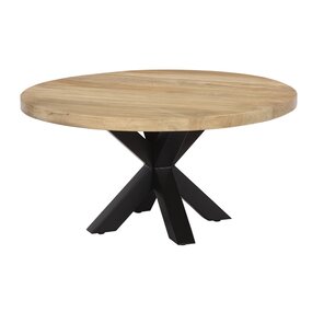Lizzely Garden & Living Salontafel rond lichtbruin mangohout 90cm Jesse Lizzely Garden & Living Salontafel rond lichtbruin mangohout 90cm Jesse