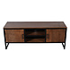 Lizzely Garden & Living TV meubel industrieel Liv walnoot mangohout 130cm lengte Lizzely Garden & Living TV meubel industrieel Liv walnoot mangohout 130cm lengte