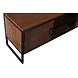 Lizzely Garden & Living TV meubel industrieel Liv walnoot mangohout 130cm lengte Lizzely Garden & Living TV meubel industrieel Liv walnoot mangohout 130cm lengte