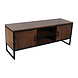 Lizzely Garden & Living TV meubel industrieel Liv walnoot mangohout 130cm lengte Lizzely Garden & Living TV meubel industrieel Liv walnoot mangohout 130cm lengte