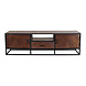 Lizzely Garden & Living TV meubel industrieel Danae walnoot visgraat mangohout 165cm Lizzely Garden & Living TV meubel industrieel Danae walnoot visgraat mangohout 165cm