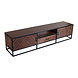 Lizzely Garden & Living TV meubel industrieel Danae walnoot visgraat mangohout 210cm Lizzely Garden & Living TV meubel industrieel Danae walnoot visgraat mangohout 210cm