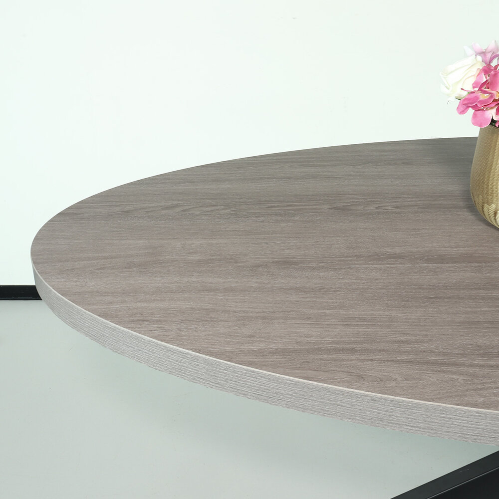 Eettafel ovaal melamine 240cm Tommy grijs ovale tafel Eettafel ovaal melamine 240cm Tommy grijs ovale tafel