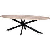 Lizzely Garden & Living Eettafel ovaal 240cm Rato naturel ovale tafel Lizzely Garden & Living Eettafel ovaal 240cm Rato naturel ovale tafel