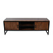 Lizzely Garden & Living TV meubel industrieel Liv walnoot mangohout 150cm lengte Lizzely Garden & Living TV meubel industrieel Liv walnoot mangohout 150cm lengte