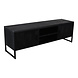 Lizzely Garden & Living TV meubel industrieel Liv zwart mangohout 150cm lengte Lizzely Garden & Living TV meubel industrieel Liv zwart mangohout 150cm lengte