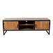 Lizzely Garden & Living TV meubel industrieel Liv bruin mangohout 150cm lengte Lizzely Garden & Living TV meubel industrieel Liv bruin mangohout 150cm lengte