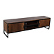 Lizzely Garden & Living TV meubel industrieel Liv walnoot mangohout 180cm lengte Lizzely Garden & Living TV meubel industrieel Liv walnoot mangohout 180cm lengte