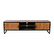 Lizzely Garden & Living TV meubel industrieel Liv bruin mangohout 180cm lengte Lizzely Garden & Living TV meubel industrieel Liv bruin mangohout 180cm lengte
