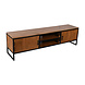 Lizzely Garden & Living TV meubel industrieel Liv bruin mangohout 180cm lengte Lizzely Garden & Living TV meubel industrieel Liv bruin mangohout 180cm lengte