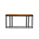 Lizzely Garden & Living Bijzettafel mangohout Don 150cm bruin Lizzely Garden & Living Bijzettafel mangohout Don 150cm bruin