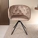 Lizzely Garden & Living Eetkamerstoel draaibaar Willow champagne velvet eetstoel Lizzely Garden & Living Eetkamerstoel draaibaar Willow champagne velvet eetstoel
