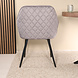 Lizzely Garden & Living Eetkamerstoel met armleuning Ares velvet grijs eetstoel Lizzely Garden & Living Eetkamerstoel met armleuning Ares velvet grijs eetstoel