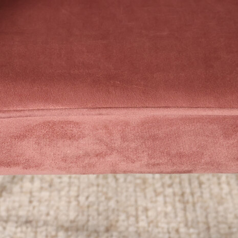 Lizzely Garden & Living Eetkamerstoel met armleuning Darcio roze velvet eetstoel Lizzely Garden & Living Eetkamerstoel met armleuning Darcio roze velvet eetstoel