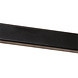 Lizzely Garden & Living Kapstok Hugo 80cm wandplank met 10 haken zwart Lizzely Garden & Living Kapstok Hugo 80cm wandplank met 10 haken zwart