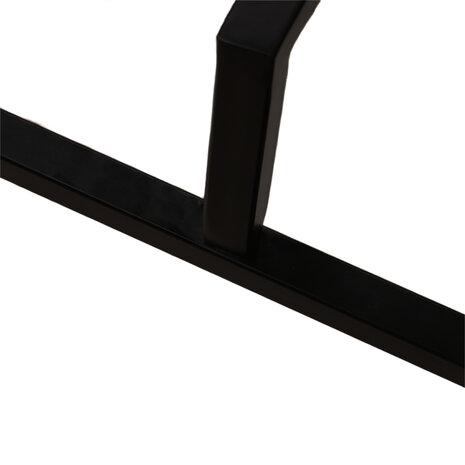 Lizzely Garden & Living Kapstok Hugo 80cm wandplank met 10 haken zwart Lizzely Garden & Living Kapstok Hugo 80cm wandplank met 10 haken zwart