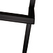Lizzely Garden & Living Kapstok Hugo 80cm wandplank met 10 haken zwart Lizzely Garden & Living Kapstok Hugo 80cm wandplank met 10 haken zwart