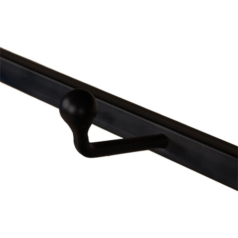 Lizzely Garden & Living Kapstok Hugo 80cm wandplank met 10 haken zwart Lizzely Garden & Living Kapstok Hugo 80cm wandplank met 10 haken zwart