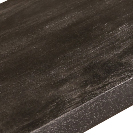 Lizzely Garden & Living Kapstok Hugo 80cm wandplank met 10 haken zwart Lizzely Garden & Living Kapstok Hugo 80cm wandplank met 10 haken zwart