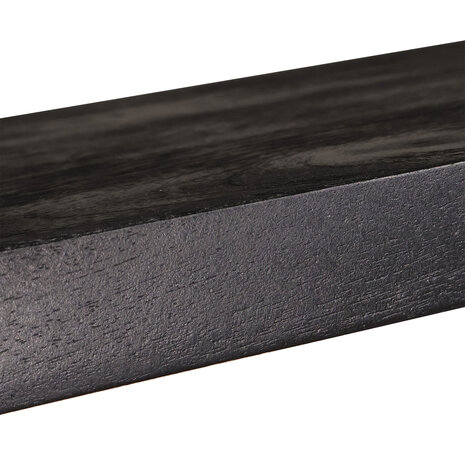 Lizzely Garden & Living Kapstok Hugo 80cm wandplank met 10 haken zwart Lizzely Garden & Living Kapstok Hugo 80cm wandplank met 10 haken zwart