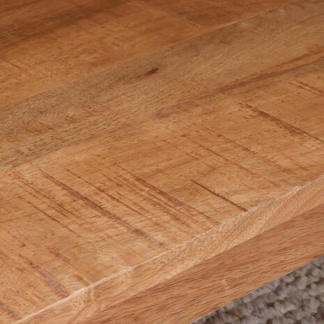 Lizzely Garden & Living Boekenkast mangohout Zazo 200x100cm kast industrieel massief hout mango wandkast