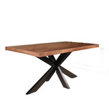 Lizzely Garden & Living Eettafel langwerpig mangohout 160cm John langwerpige tafel duurzaam mango eetkamertafel Lizzely Garden & Living Eettafel langwerpig mangohout 160cm John langwerpige tafel duurzaam mango eetkamertafel