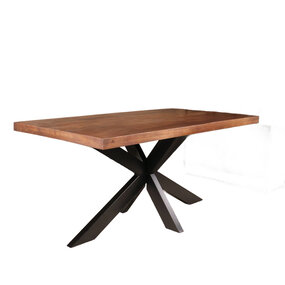 Lizzely Garden & Living Eettafel langwerpig mangohout 160cm John langwerpige tafel duurzaam mango eetkamertafel Lizzely Garden & Living Eettafel langwerpig mangohout 160cm John langwerpige tafel duurzaam mango eetkamertafel