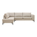 Lizzely Garden & Living Hoekbank Verona 265cm beige chenille links Lizzely Garden & Living Hoekbank Verona 265cm beige chenille links